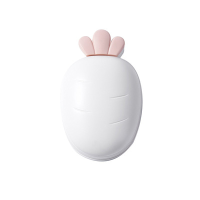 Cute Portable Carrot Soap Box Bathroom Accessories Dish Plate  Fruits Soap Rack Home Shower Travel Hiking Holder Container