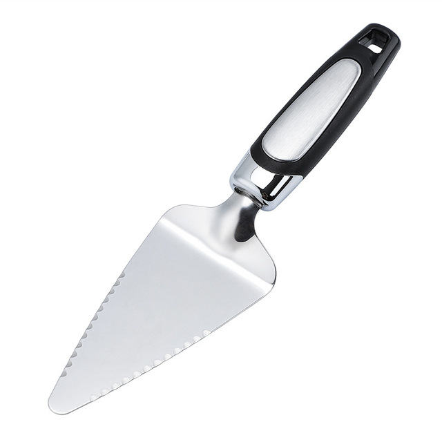 Stainless Steel Pizza Knife Serrated Edge Pizza Cake Cutter Spatula Kitchen Baking Pastry Spatula Cheese Spatula Baking Tools
