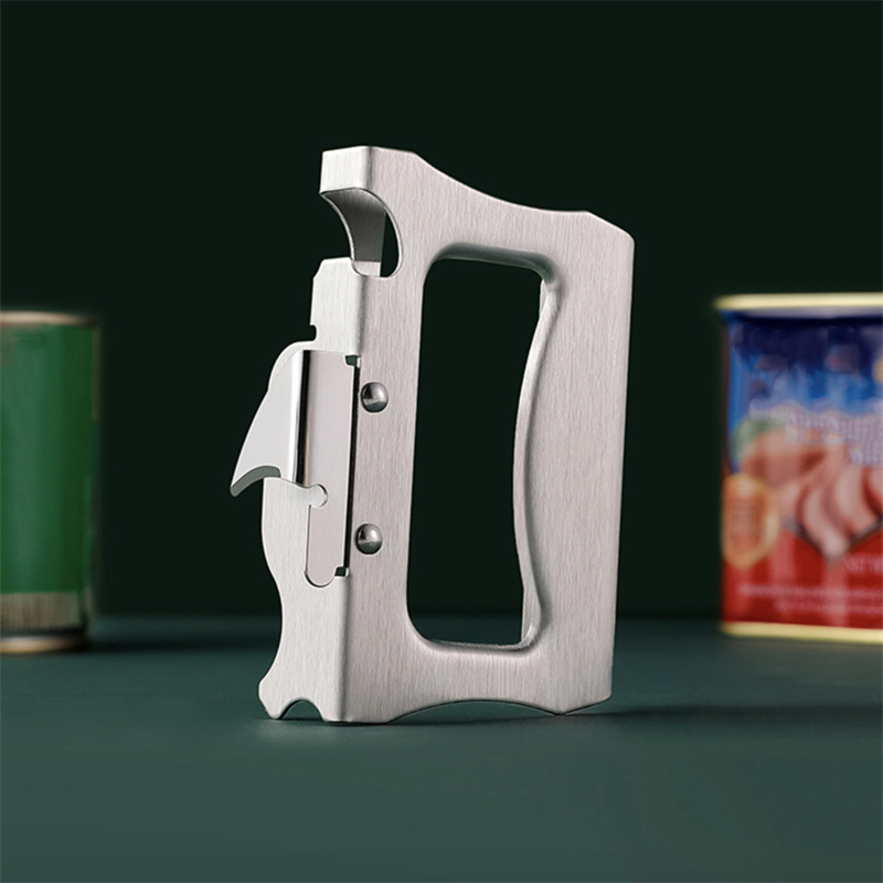 Stainless Steel Multifunctional Bottle Opener Beer Beverage Container Can Opener Home Kitchen Accessories Gadgets