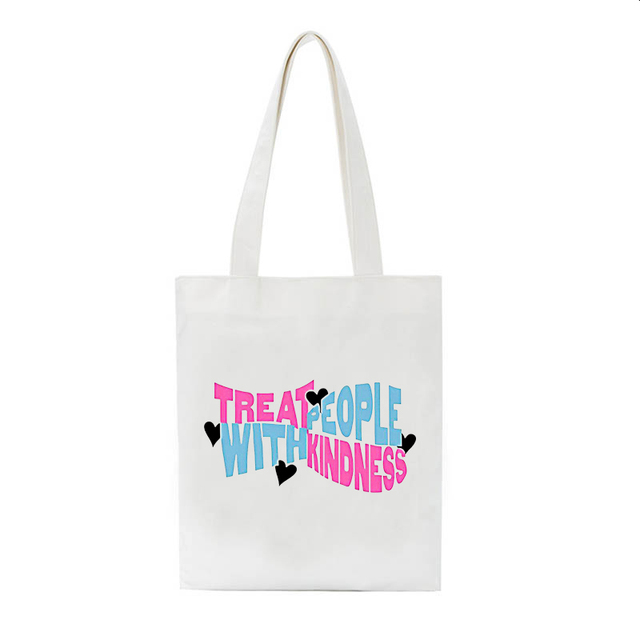 Shopping Canvas Bag Fashion Casual Large Capacity Cartoon Women Bag Treat storage