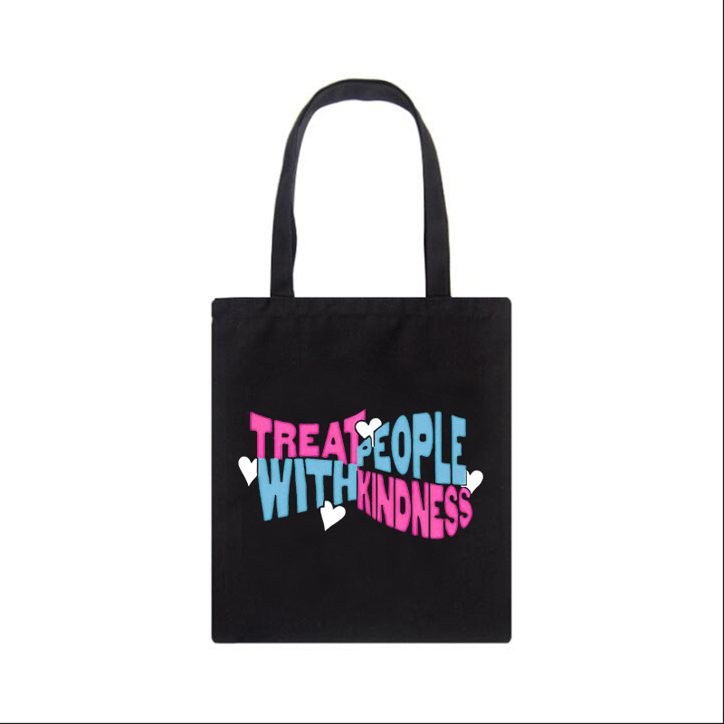 Shopping Canvas Bag Fashion Casual Large Capacity Cartoon Women Bag Treat storage
