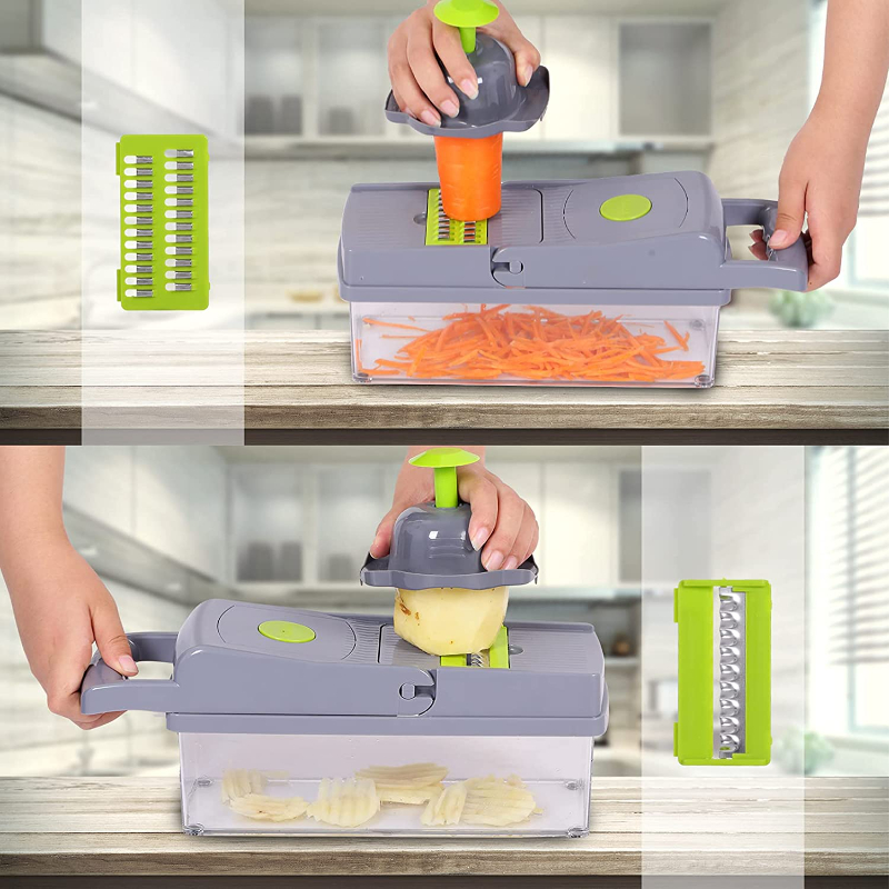 Household Vegetable Cutting Artifact Multi-function Vegetable Cutting Machine Onion Dicing Machine Shredded Potato Dicing Slicer