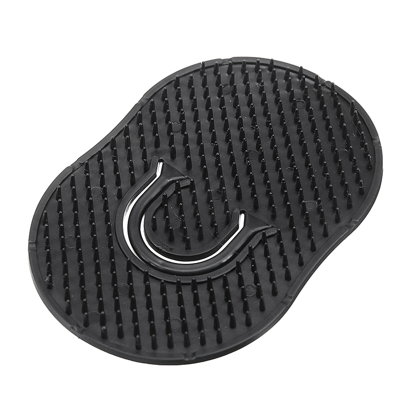 Small Round Hair Brush Pocket Comb Hair Men Beard Mustache Palm Travel Scalp Massager Portable