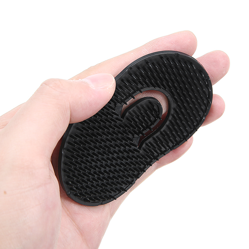 Small Round Hair Brush Pocket Comb Hair Men Beard Mustache Palm Travel Scalp Massager Portable