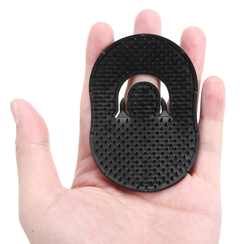 Small Round Hair Brush Pocket Comb Hair Men Beard Mustache Palm Travel Scalp Massager Portable
