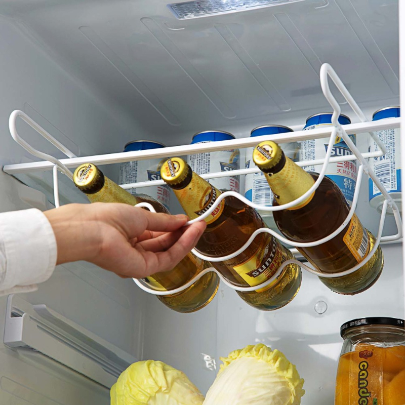 Refrigerator Kitchen Shelves Shelves Cans Beer Bottle Racks Wrought Iron Shelves Storage Racks Refrigerator Storage Racks