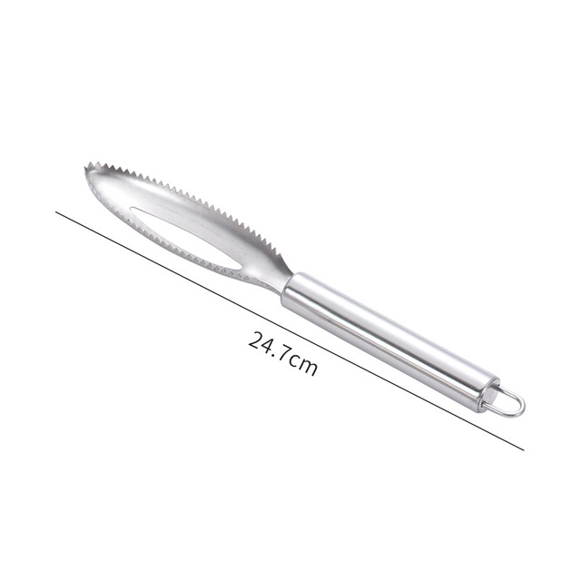Fish Scale Scraper Stainless Steel Fish Scale Scraper To Remove Fish Scale Kitchen Accessories Fish Bone Peeler