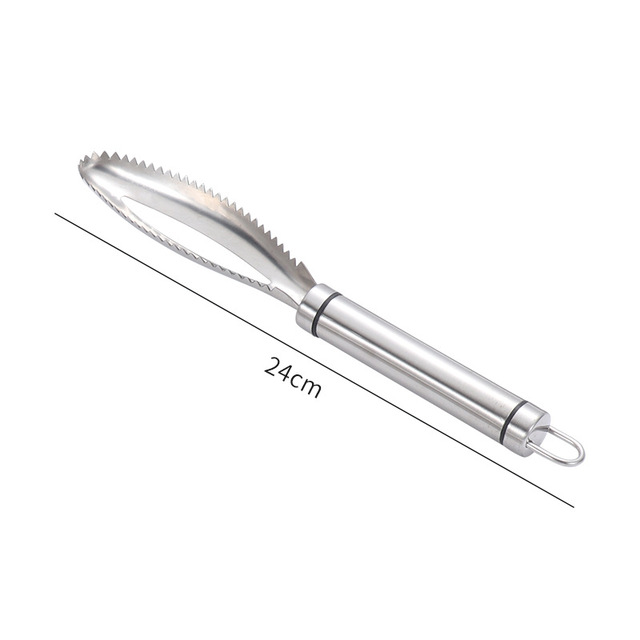 Fish Scale Scraper Stainless Steel Fish Scale Scraper To Remove Fish Scale Kitchen Accessories Fish Bone Peeler