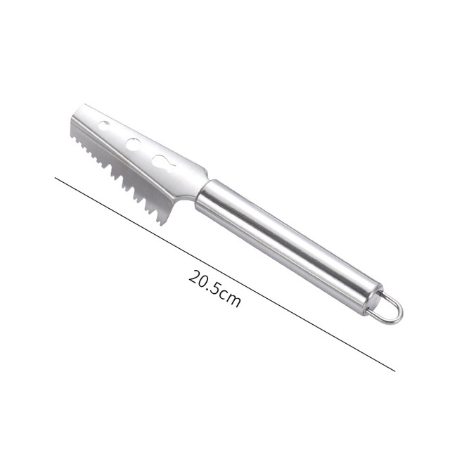 Fish Scale Scraper Stainless Steel Fish Scale Scraper To Remove Fish Scale Kitchen Accessories Fish Bone Peeler