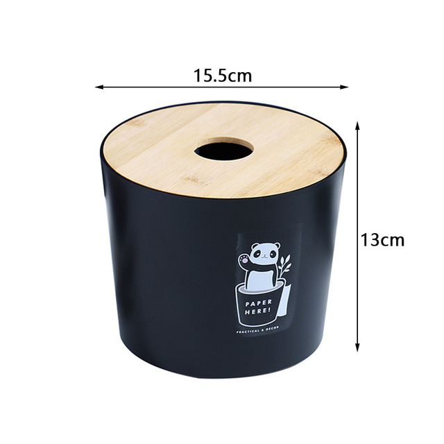 Household Pumping Paper Box Round Button Roll Paper Boxes Toilet Roll Paper Boxes Tableware Accessories Creative Napkin Boxes