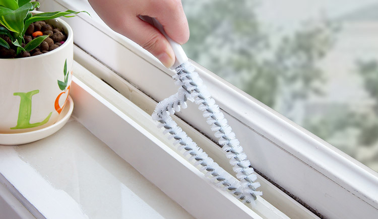 Multipurpose Kitchen bathroom Window Crevice Cleaning brush Bathroom Products