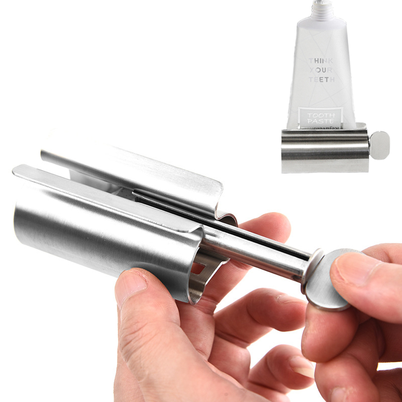 Automatic Toothpaste Dispenser Toothbrush Holder Wall Mounted Bathroom Products