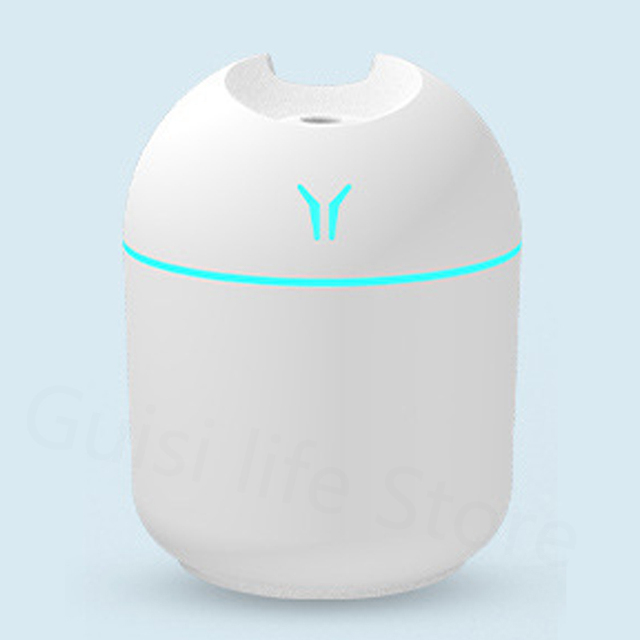 250ML Mini Air Humidifier Aroma Essential Oil Diffuser For Home Car USB Ultrasonic Mist Maker with LED Night Lamp Diffuser