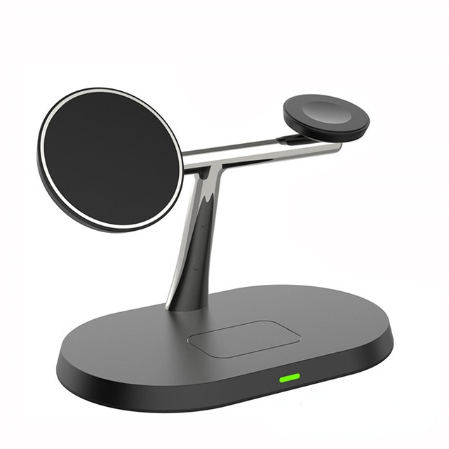 30W 3 in 1 Magnetic Wireless Charger Stand for iPhone 13 12 Pro Max Mini Qi Fast Chargers for Apple Watch 6 7 SE Airpods Pro 2 3