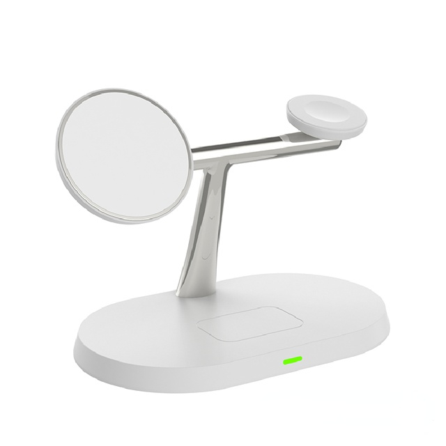 30W 3 in 1 Magnetic Wireless Charger Stand for iPhone 13 12 Pro Max Mini Qi Fast Chargers for Apple Watch 6 7 SE Airpods Pro 2 3