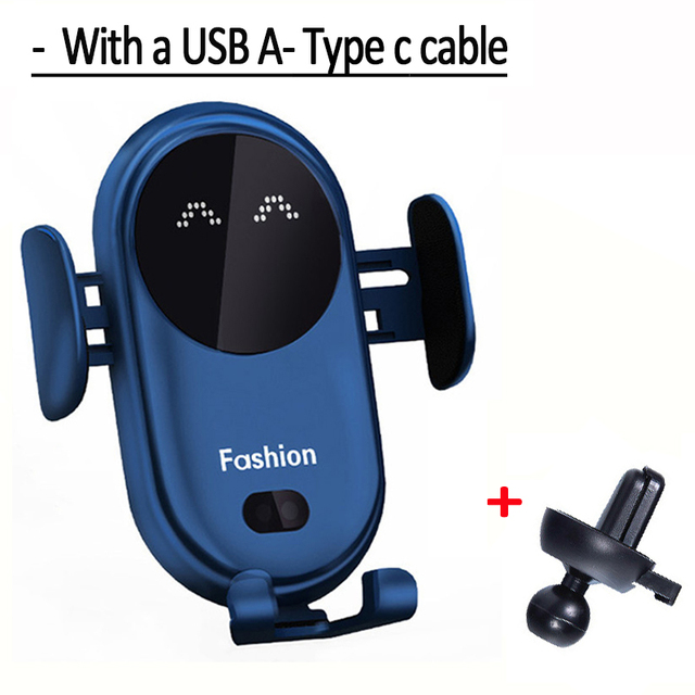 30W Car Wireless Charger Car Phone Holder for iPhone 12 12ProMax 11 11Pro X XR XSMAX 8 7 Plus Intelligent Infrared Phone Holder