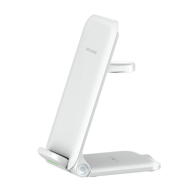 3 in 1 30W Qi Wireless Charger Stand For Apple Watch 7 SE 6 5 4 AirPods iPhone Samsung Xiaomi etc Induction Fast Charger Station