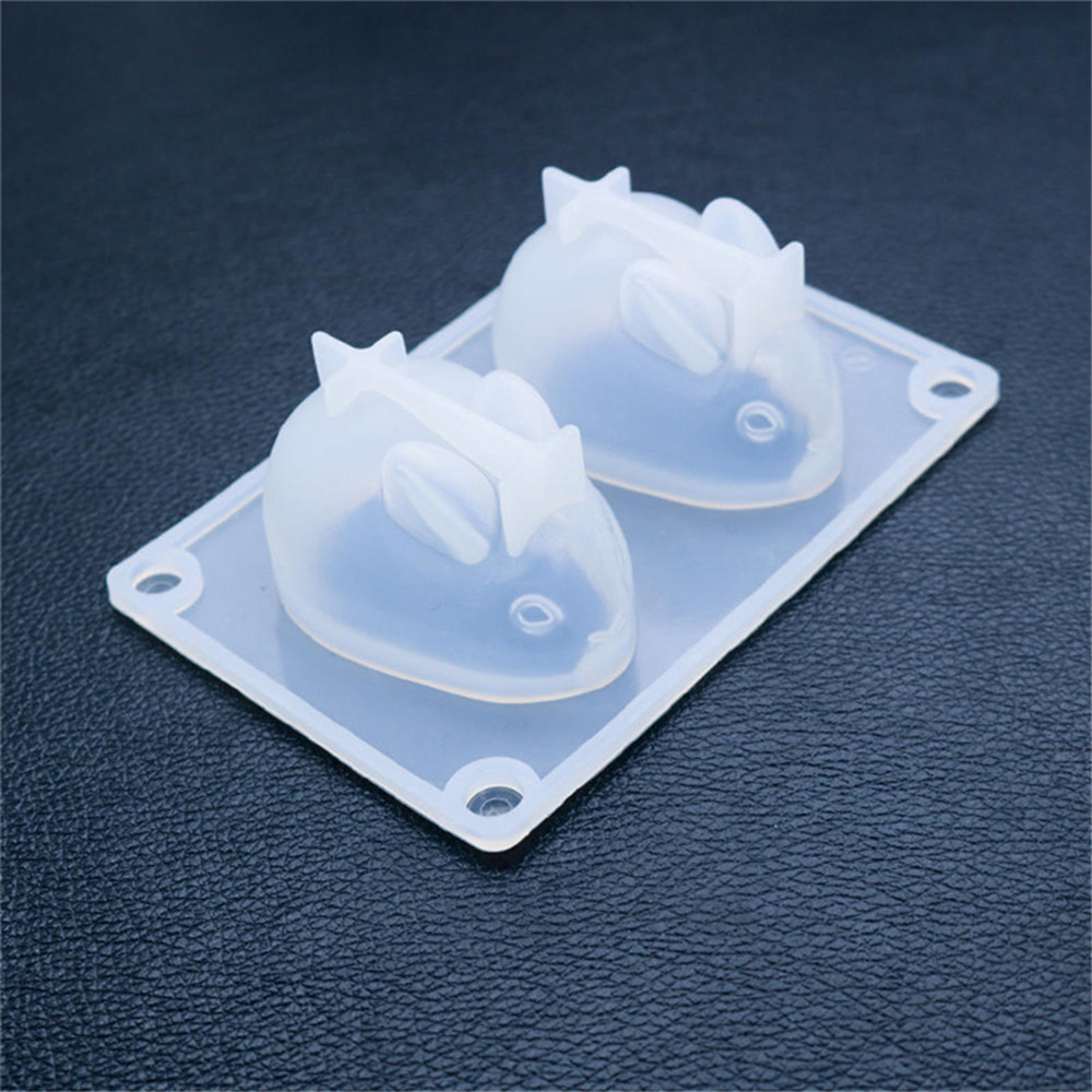 3D Easter Bunny Mold High Flexible Silicone Mousse Dessert Jelly Baking Candy Chocolate Ice Cream Mould Kitchen Bakeware Tools