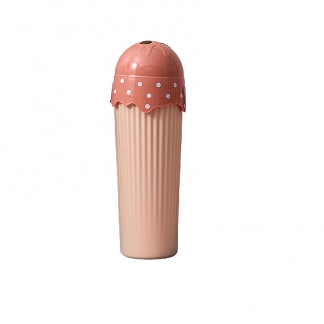 350ml Travel Toothbrush Box Cute Cartoon Ice Cream Shape Portable Toothpaste Storage Wash Cup Tooth Brushing Mug