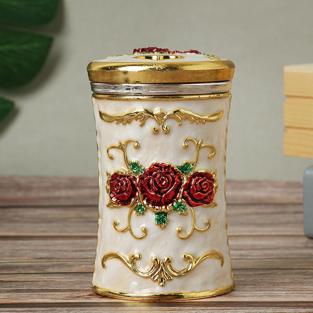 2pcs European Retro Toothpick Box Plastic Luxury Toothpick Organizer Box Household Toothpick Dispenser Box Desktop Decor for Home