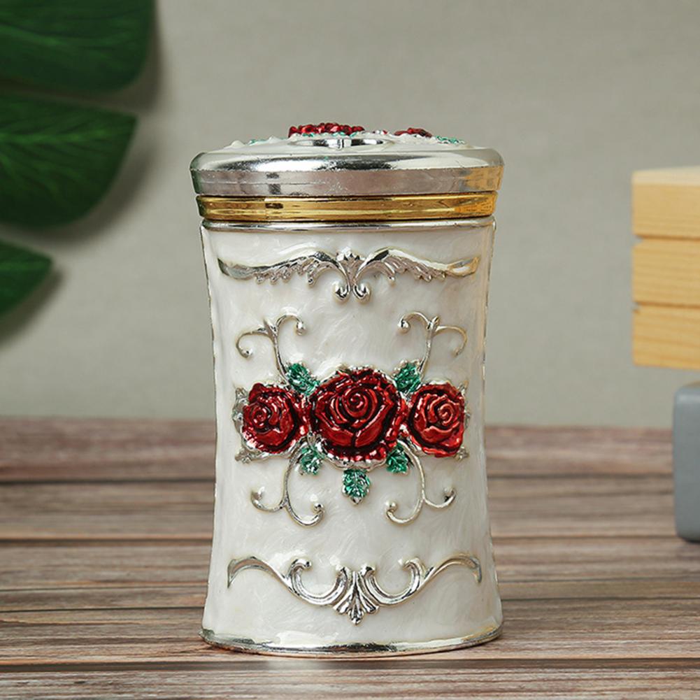 2pcs European Retro Toothpick Box Plastic Luxury Toothpick Organizer Box Household Toothpick Dispenser Box Desktop Decor for Home
