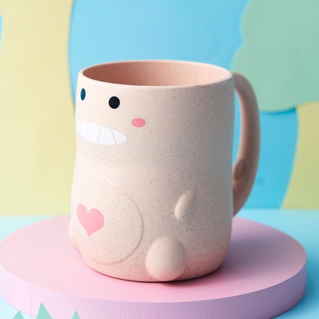 Mouth Couples Cups PP Baby Drinking Cup Cute Dinosaur Toothbrush Cup Coffee Tea Mug Bathroom kitchen Supplies