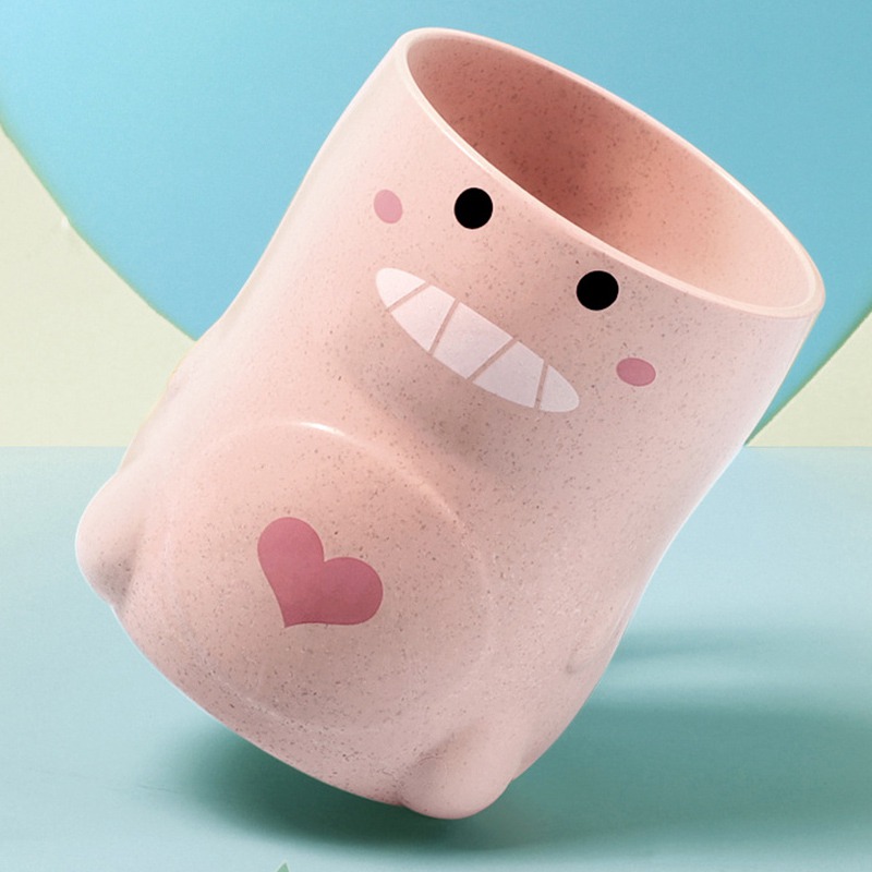 Mouth Couples Cups PP Baby Drinking Cup Cute Dinosaur Toothbrush Cup Coffee Tea Mug Bathroom kitchen Supplies