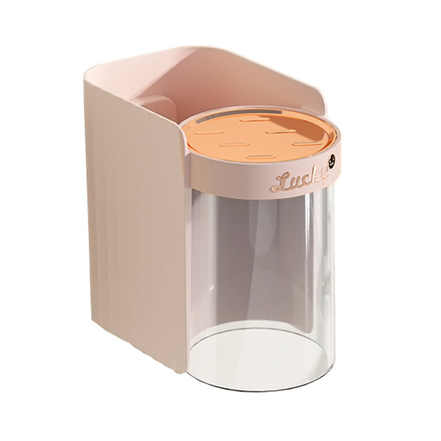 Attractive Gargle Cup Toothbrush Case for Couples ToothPaste Holder Drain Mouth Wash Cups Bathroom Items Wall Mount Teeth Clean