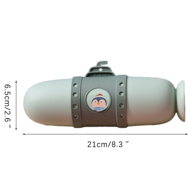 Portable Travel Toothbrush Storage Box Kids Cartoon Toothbrush Toothpaste Case Submarine Washing Gargle Toothbrush Cup Bathroom