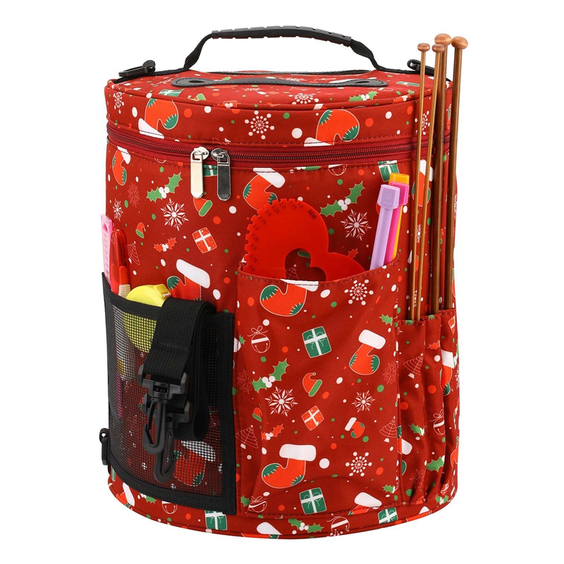 Knitting Bag Yarn Tote Storage Bag for Wool Crochet Hooks Knitting Needles