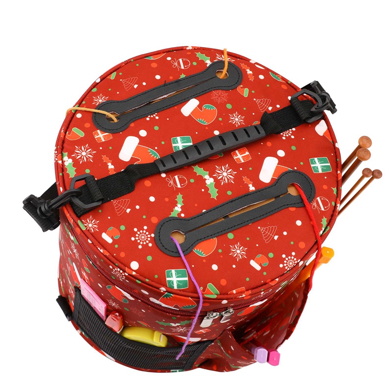 Knitting Bag Yarn Tote Storage Bag for Wool Crochet Hooks Knitting Needles