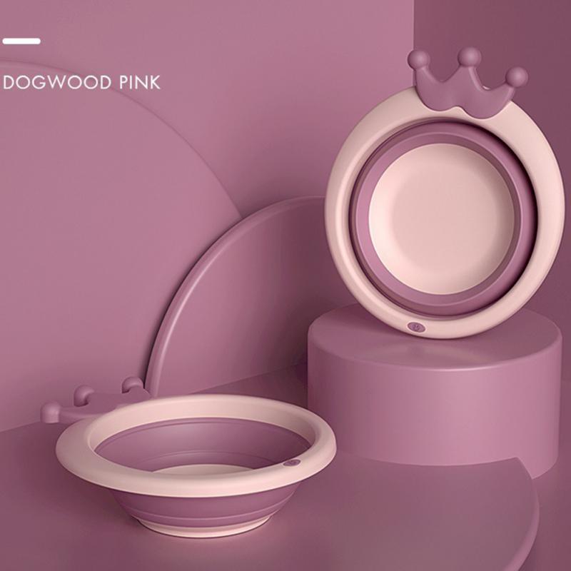 Newborn Bathing Tubs Foldable Crown Silicone Washing Basin  Products