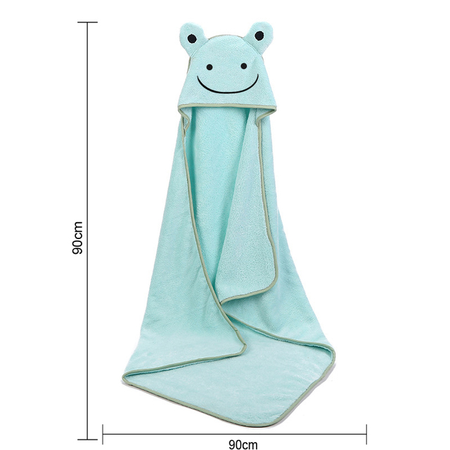 Baby Bath Towel With hood Blanket Swaddling Newborn Bathroom Products