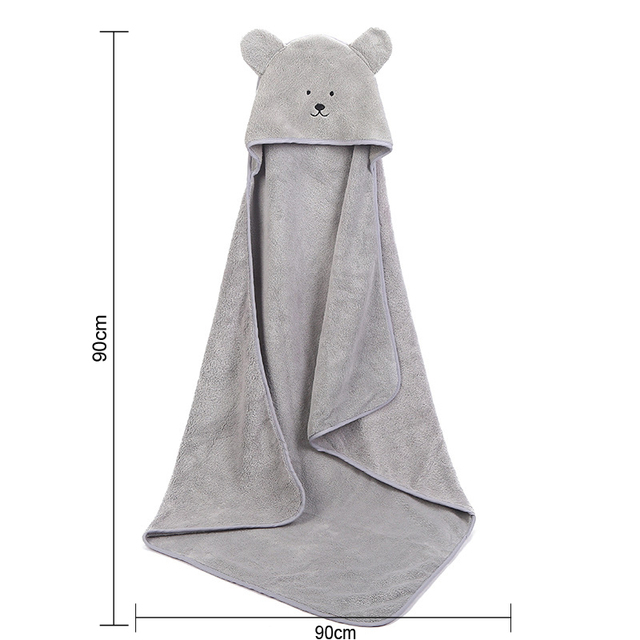 Baby Bath Towel With hood Blanket Swaddling Newborn Bathroom Products