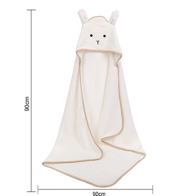 Baby Bath Towel With hood Blanket Swaddling Newborn Bathroom Products