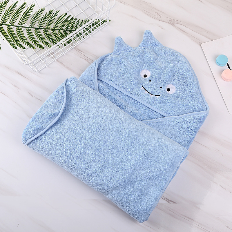 Baby Bath Towel With hood Blanket Swaddling Newborn Bathroom Products