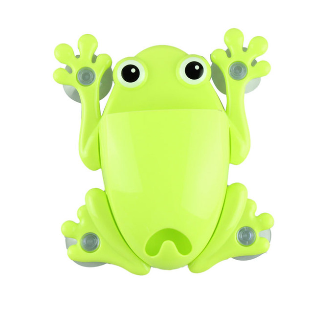 Cartoon Cute Frog Toothbrush Holder Bathroom  Products