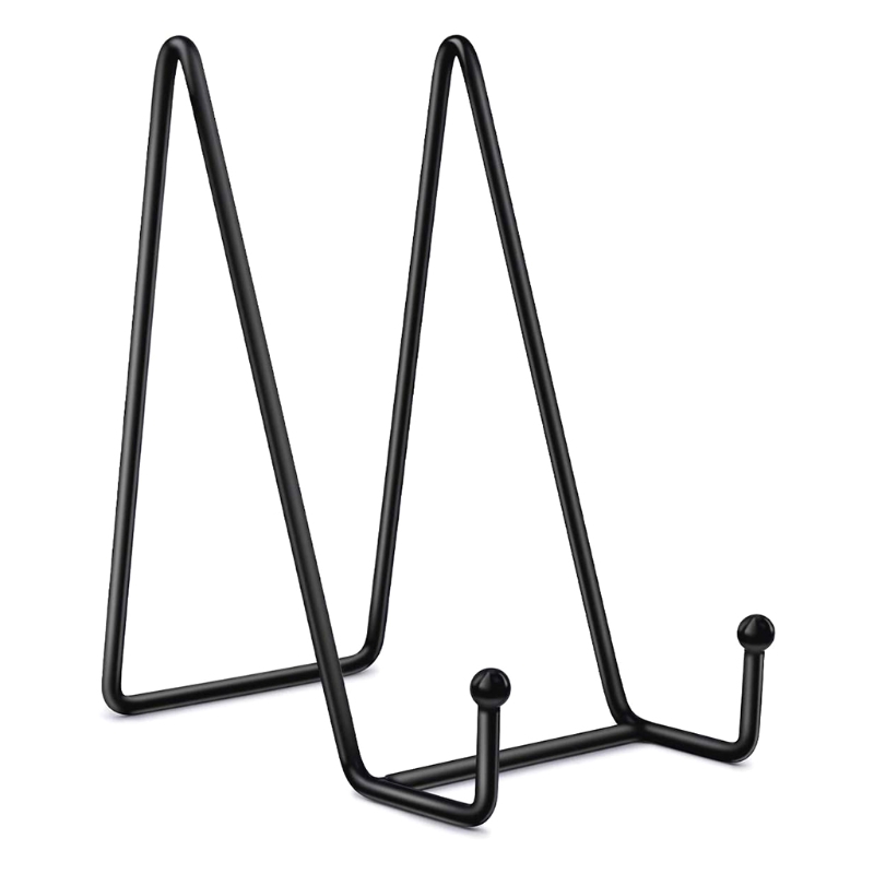 Creative Black Metal Display Stand Iron Easel Plate Display Plate Holder Sweet Wedding
