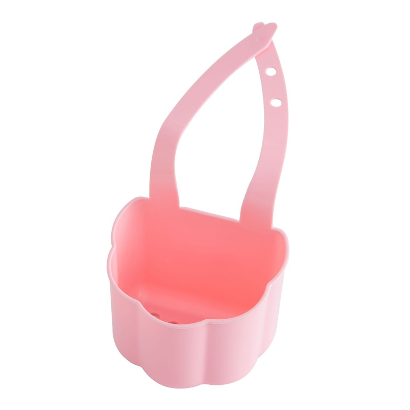Portable Home Kitchen Hanging Drain Shelf Bag Basket Bath Storage Tools