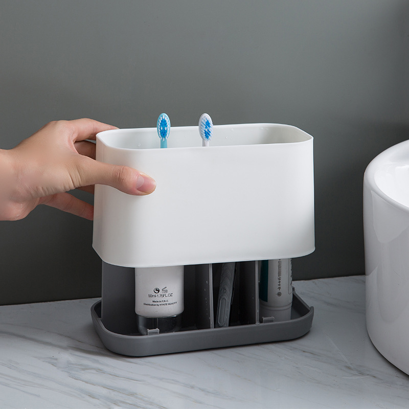 Toothbrush Holder Bathroom Plastic Storage Organizers Bathroom Products