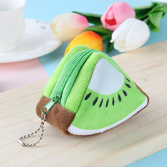 Fruit Shape Coin Purse Women Mini Card Bag Key Case Earphone Storage Bag