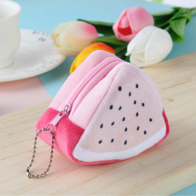 Fruit Shape Coin Purse Women Mini Card Bag Key Case Earphone Storage Bag