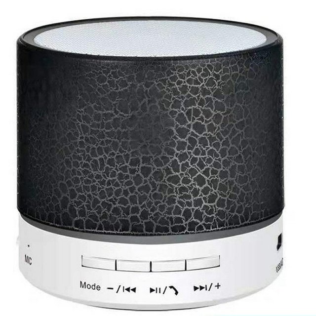 Portable Bluetooth-compatible Speaker LED Colorful Lights Speaker for Bedroom Outdoor Music Sound Column for PC Mobile Phone
