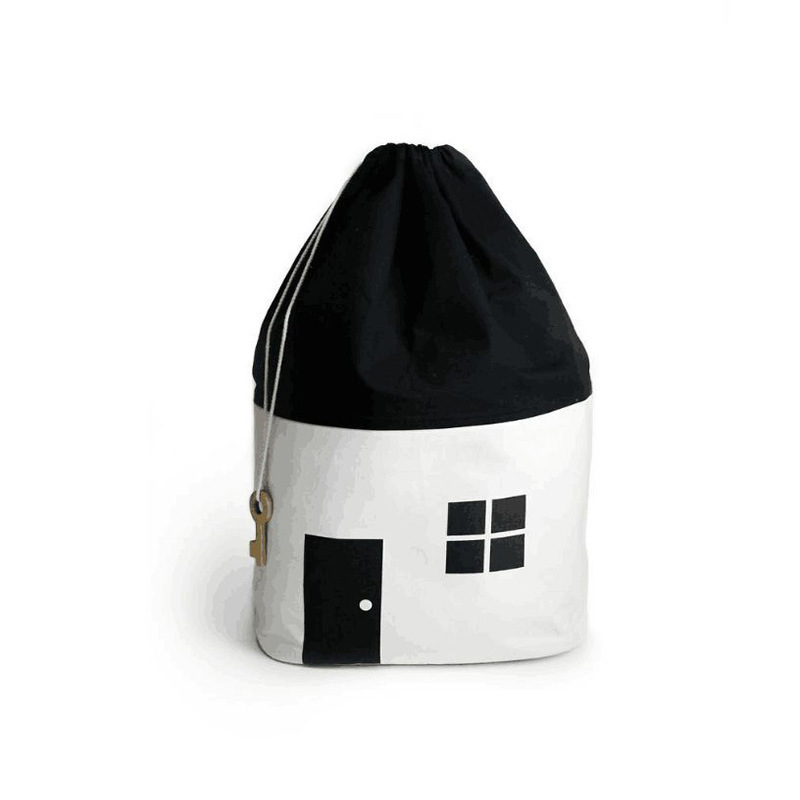 Explosion Large Capacity Cute House Storage Bag Children Kids Baby Pure Cotton