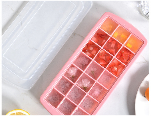 21 Grids Ice Cube Tray Silicone Fruit Ice Cube Maker Diy Creative Small Ice Cube Mold Square Shape Kitchen Tool Accessories