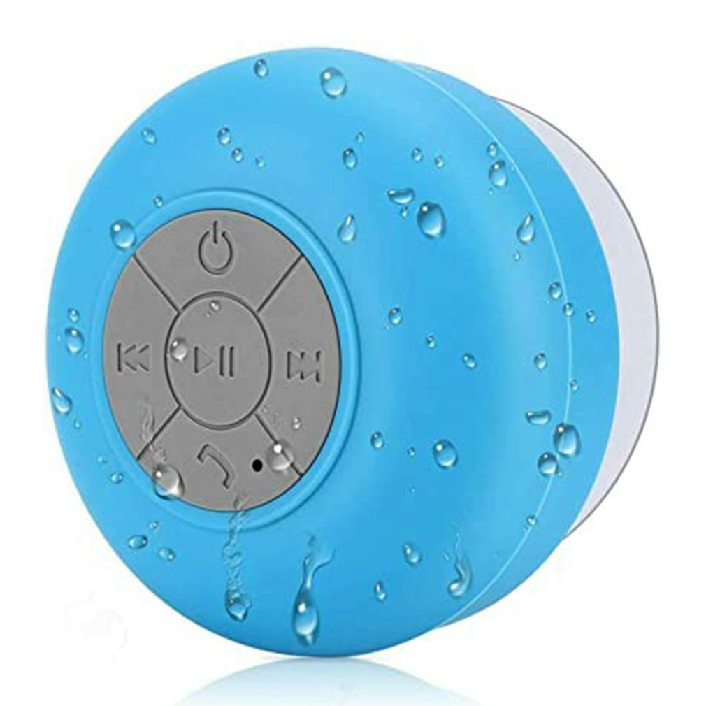 Wireless Speaker Waterproof Mini Speaker With Suction Cup For Showers Bathroom Pool Boat Car Beach Outdoor Portable Speaker