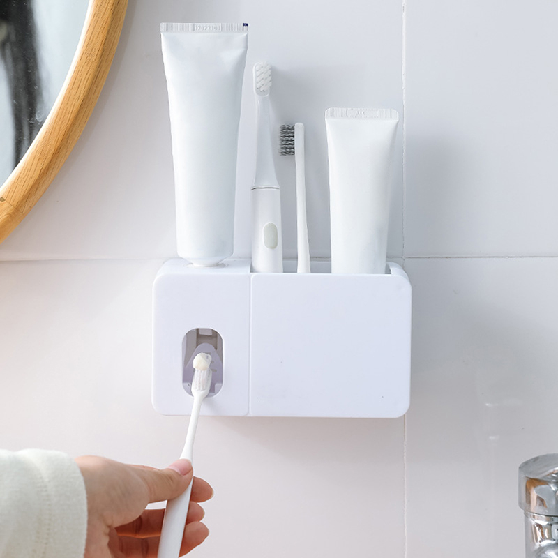 Auto Toothpaste Squeezer Storage Shelves Bathroom  Products