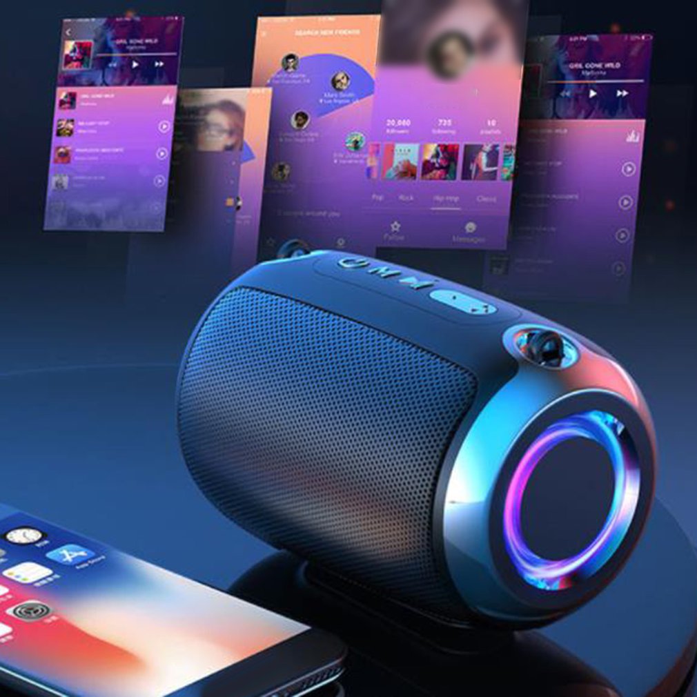 Mini Portable Bluetooth-compatible Speaker Bass subwoofer TWS 3D Stereo Music Boombox TF AUX USB Wireless speakers