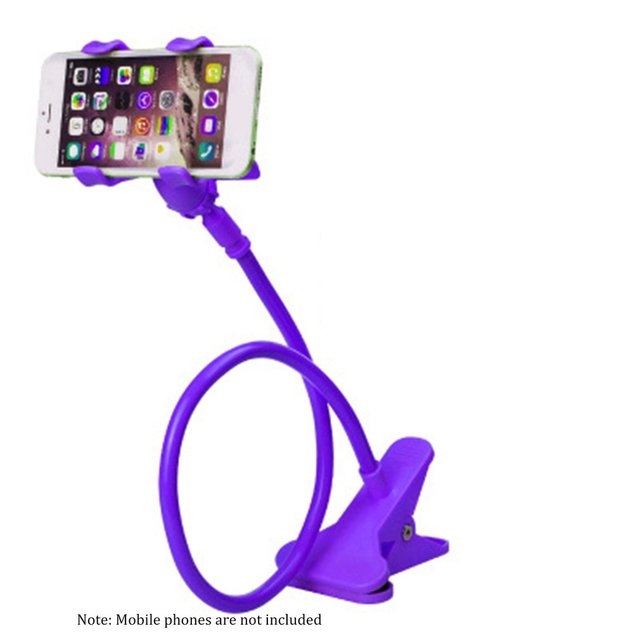 Universal Phone Holder Bed Clip Lazy Flexible Gooseneck Clamp Long Arms Mount for iPhone Android Bed Desk Mobile Phone Holder