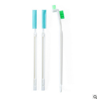 3 Pcs Sets Brush for Bottles Milk Cup Bottlebrush Lid Gap Bathroom Products